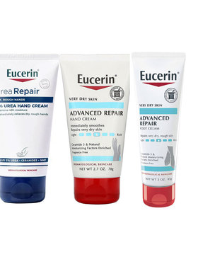 现货Eucerin优色林保湿修复手霜5%Urea尿素抗干燥滋润护手霜75ml