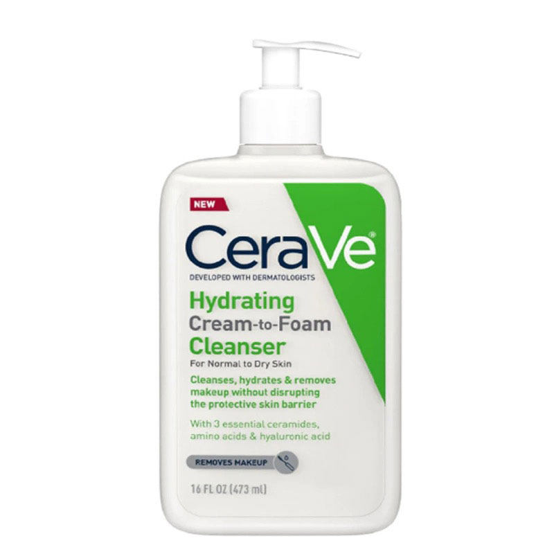 美版 CeraVe绿氨泡泡洗面奶氨基酸温和洁面乳保湿修护洗卸二合一