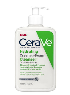美版 CeraVe绿氨泡泡洗面奶氨基酸温和洁面乳保湿修护洗卸二合一