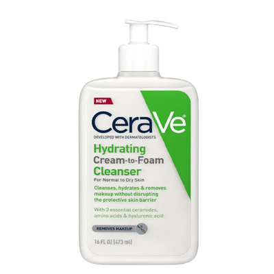 美版 CeraVe绿氨泡泡洗面奶氨基酸温和洁面乳保湿修护洗卸二合一