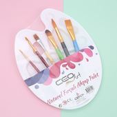 水彩画笔套装 美术专用调色盘塑料尼龙水粉笔丙烯油画排笔专业绘画