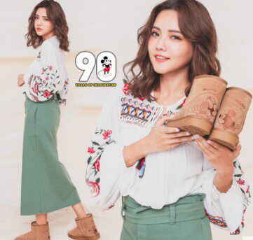 【现货】Grace gift迪士尼可爱米奇短筒平底保暖防滑雪地靴女毛靴在类目 女鞋, 靴子中 - 来自Buy2taobao.com提供专业的淘宝代购服务