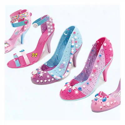 DIY积木高跟鞋手工组装动手女孩