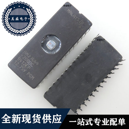 IC 芯片 AM27C64-200DC DIP28 集成电路 全新现货供应