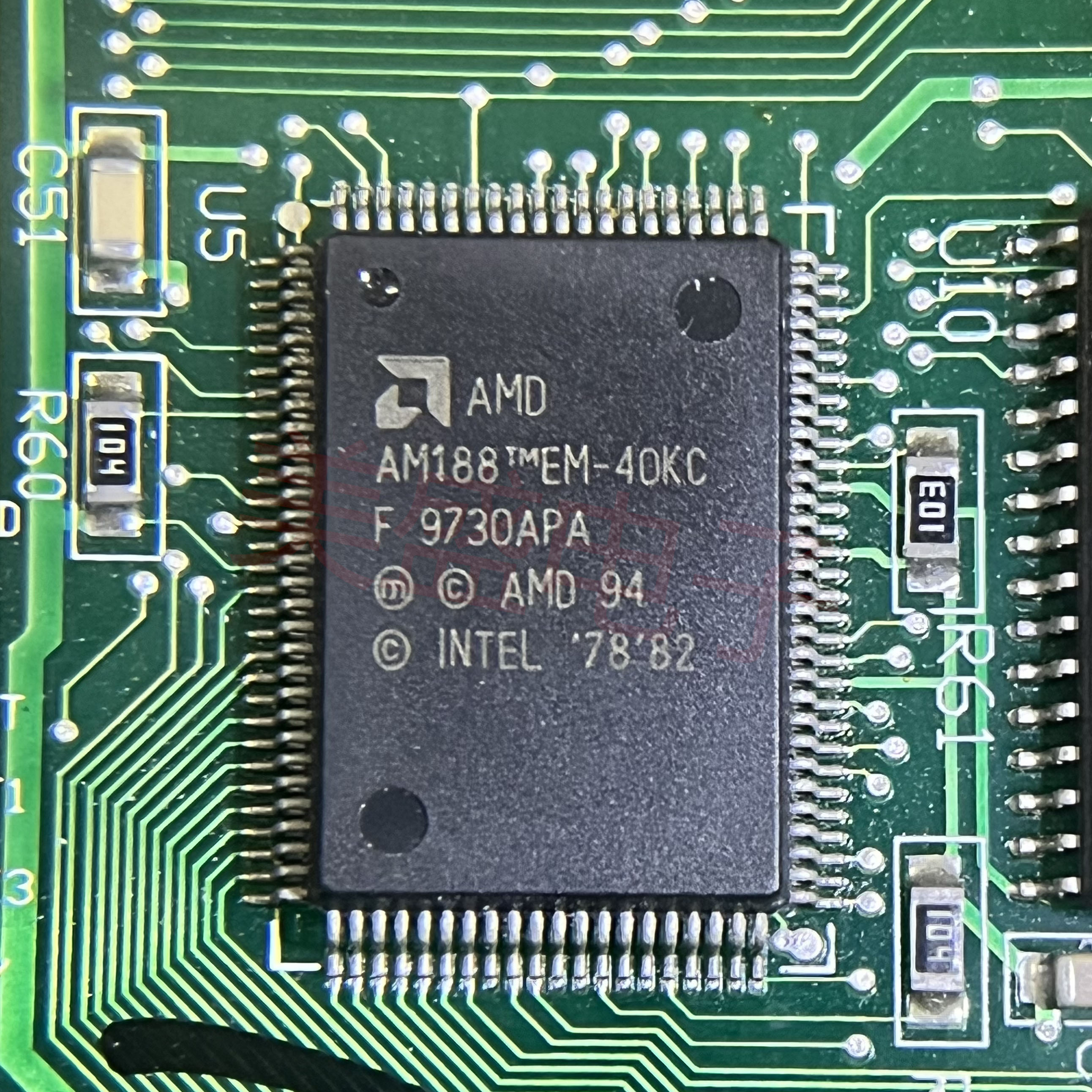 IC 芯片 AM188EM-40KC QFP100 集成电路 现货供应