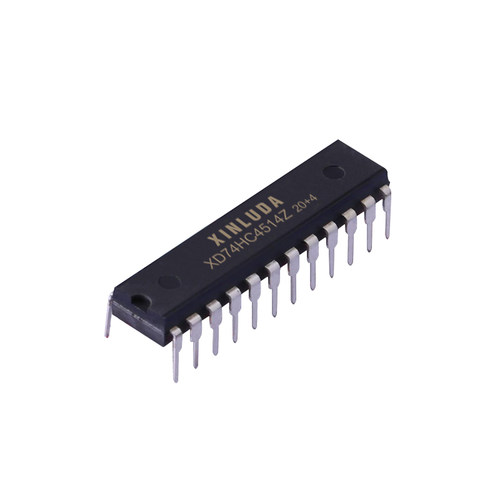 CD74HC4514EN DIP窄24 编码器解码器 兼容 XINLUDA XD74HC4514Z