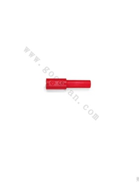 Pomona 4mm插座转2mm插座适配器 33Vac/70Vdc 10A 红色 72916-2