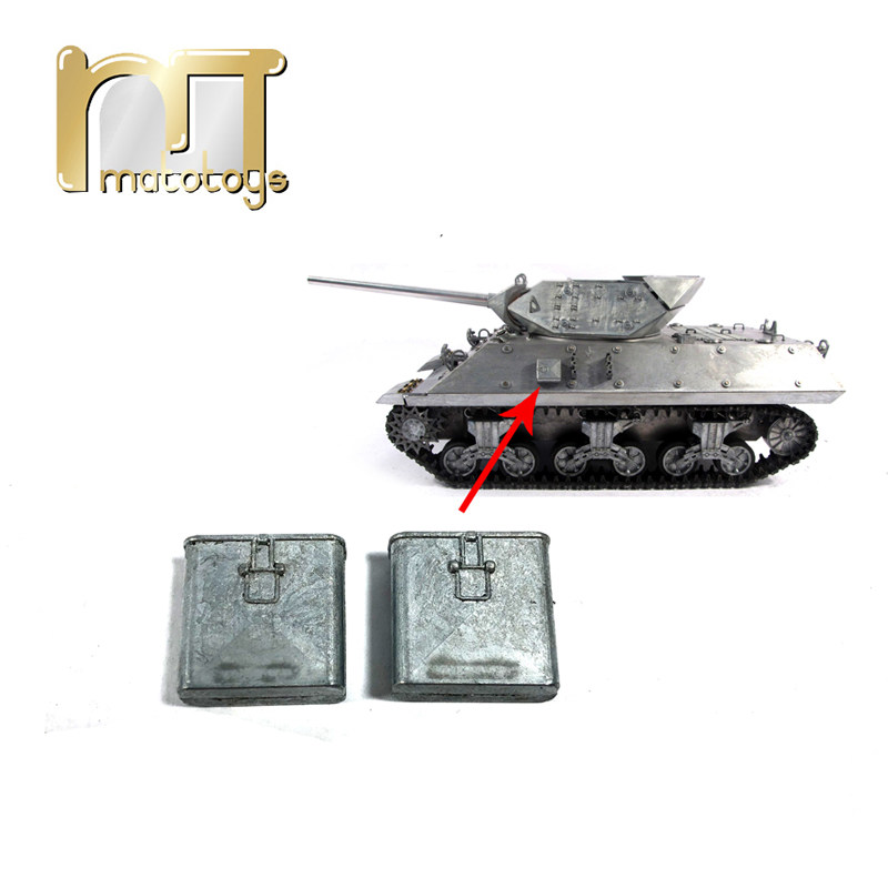 MATO原厂1:16美国M10坦克歼击机车面装饰配件上盖金属工具箱