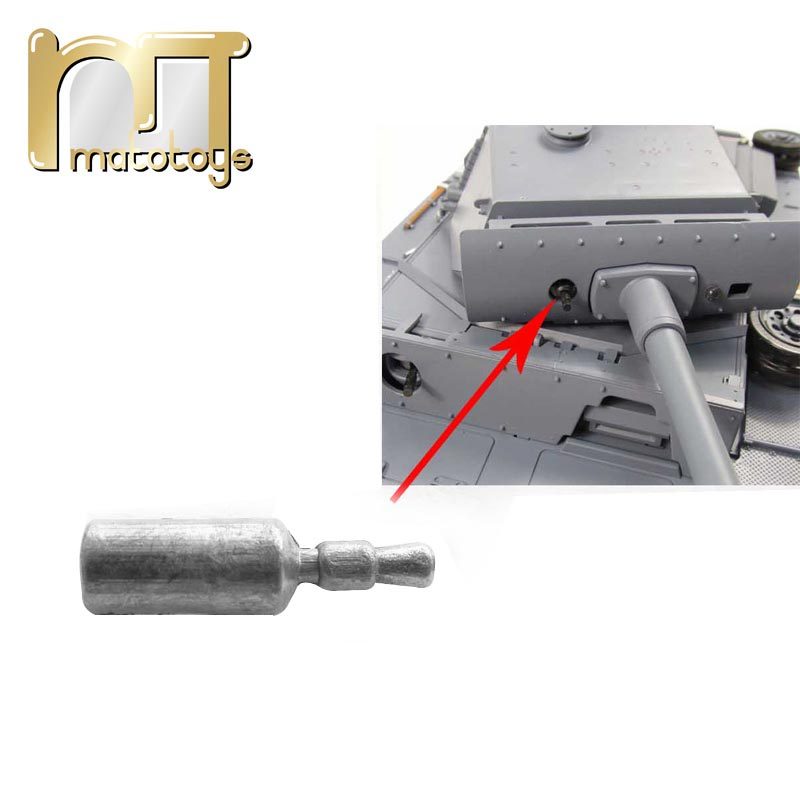 MATO原厂1/16德国三号3848遥控坦克模型升级配件炮塔全金属机枪