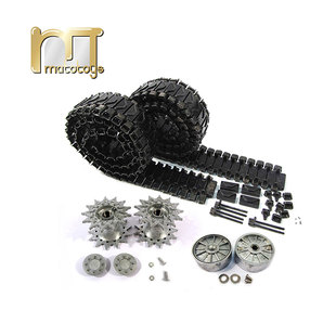 1/16谢尔曼3898-1T74遥控坦克配件金属履带、驱动轮及诱导轮加宽