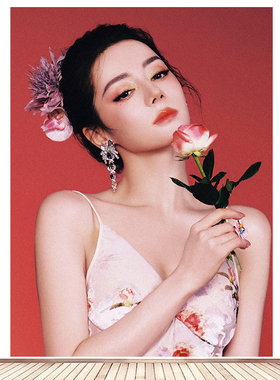 女明星海报定制迪丽热巴美女写真周边海报房间卧室床头墙贴画