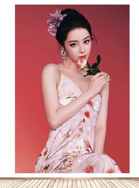 女明星海报定制迪丽热巴美女写真周边海报房间卧室床头墙贴画5