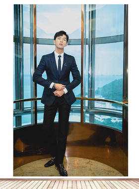 男明星海报定制李现时尚帅气写真周边外套房间卧室休闲寝室贴画4