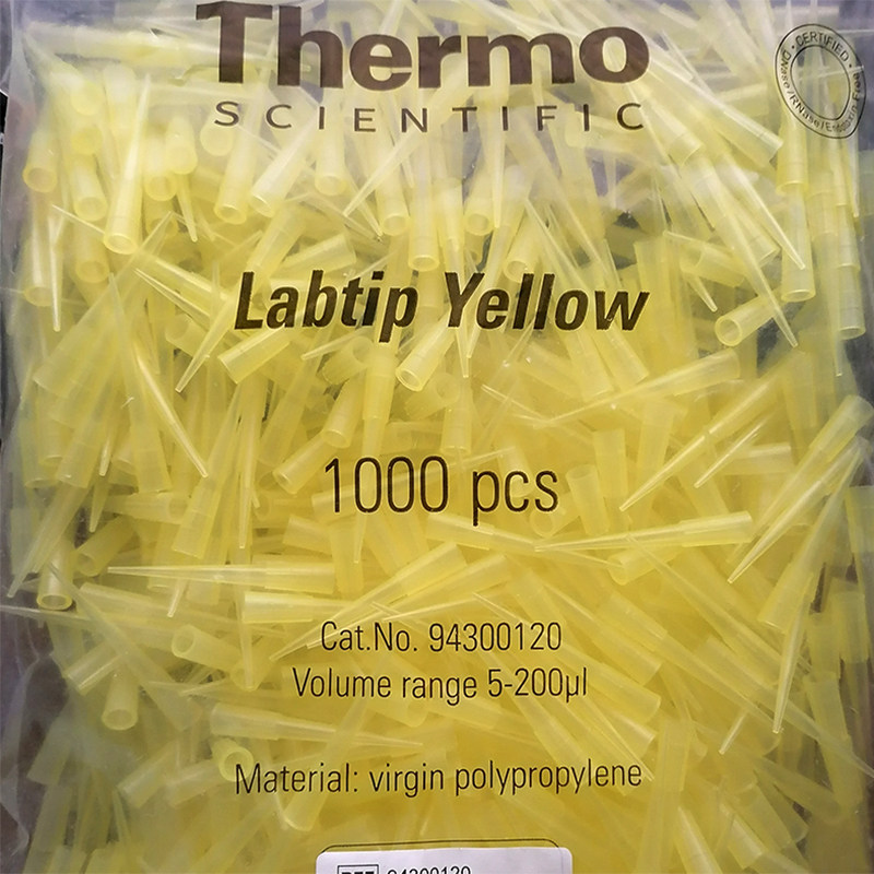 进口吸头20-200ul移液器枪头thermo热电赛默飞加样枪头芬兰