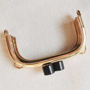 新品金色黑柱亚克力头圆管槽无孔口金diy包配件皮革布艺编织24元