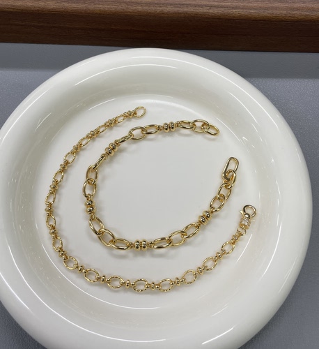自制精工s925纯银意大利阿瑞斯手串k金同款个性轻奢高级百搭叠戴