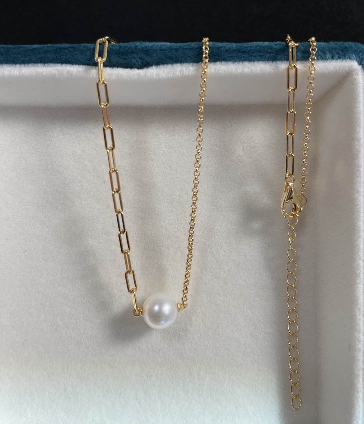 2022年新款ab款银链路路通项链女个性时尚气质