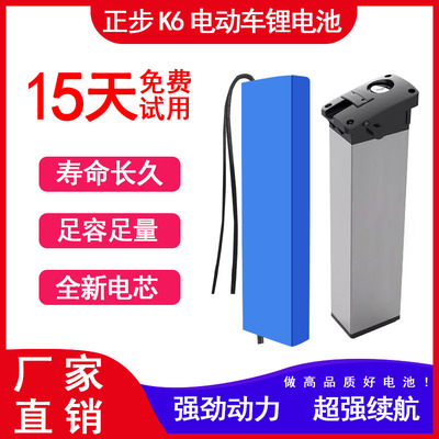 正步36V48V10AH自行车锂电池