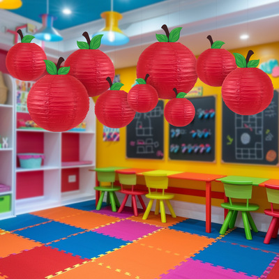 生日返校水果季苹派对灯笼
