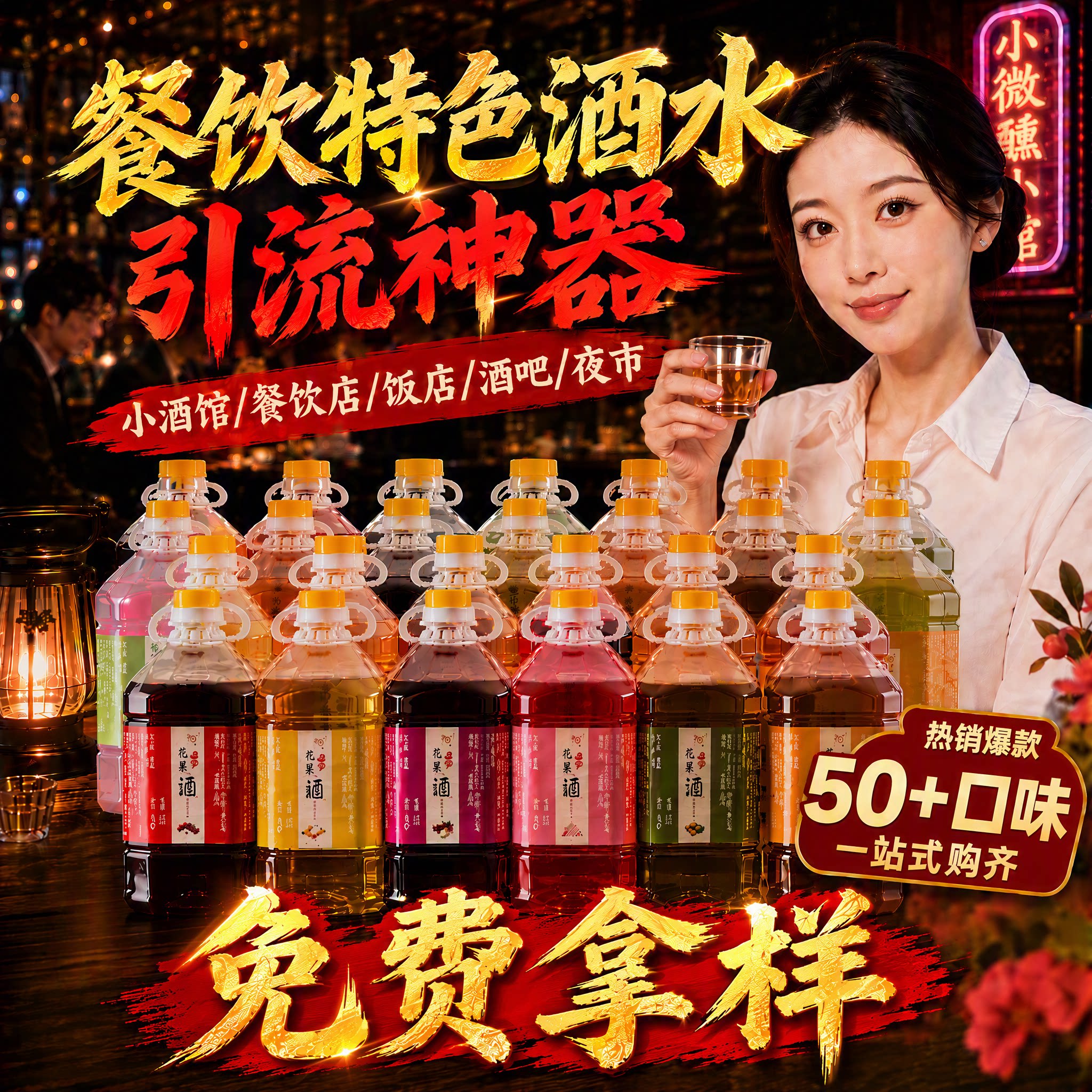 热度无限餐饮商用桶装果酒基酒