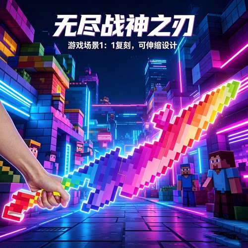 我的世界无尽战神之刃可伸缩刀