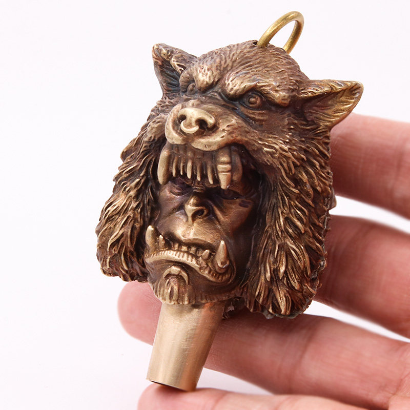 魔兽世界萨尔哨子黄铜口哨摆件