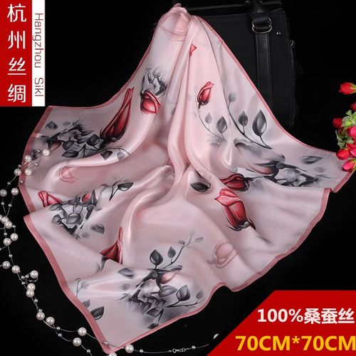 小方巾杭州丝绸特价百搭女
