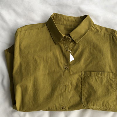 gao级显白洋气休闲衬衫女