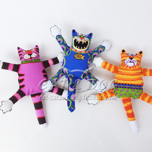 fatcat狗玩具大猫公仔宠物帆布互动玩耍发泄紫猫柴犬柯基金毛玩具