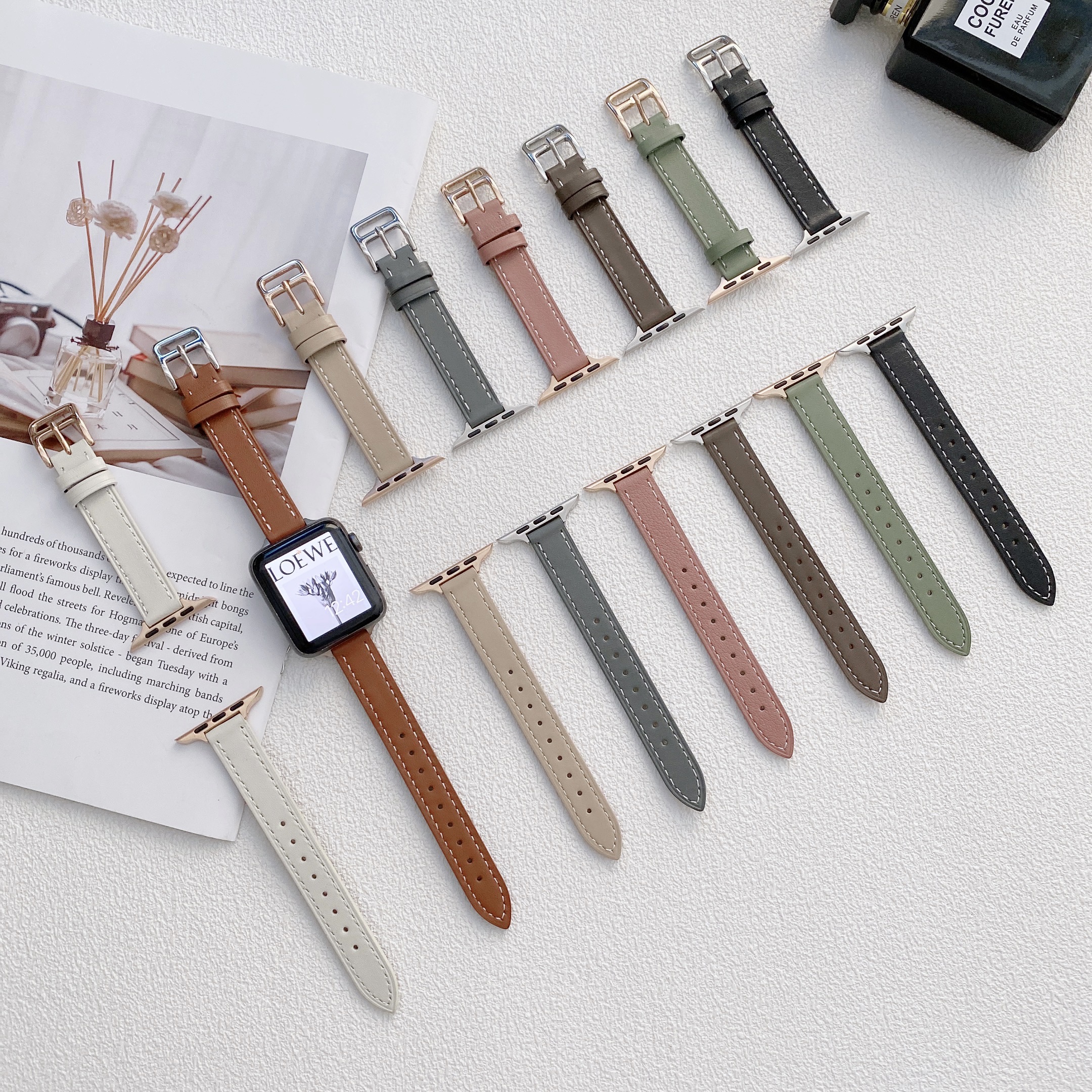 AppleWatch5/4/7/8/SE细皮带