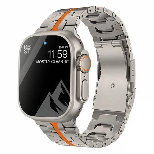 适用华为fit5手表表带华为fit5pro钛金属fit4pro钢铁侠3表带fit4