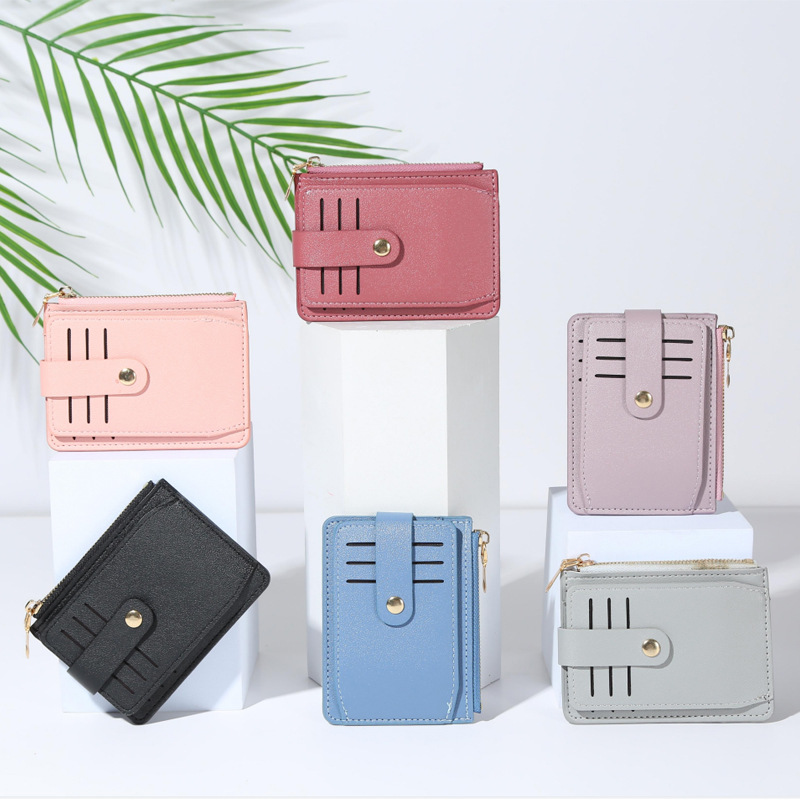 工厂直销新款跨境拉链卡包