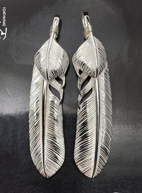 高桥吾郎菊地健羽毛吊坠纯银银饰
