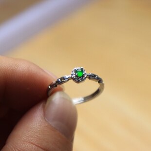 天然冰种高危翡翠蛋面戒指吊坠挂件通用精美时尚把玩配饰玉石