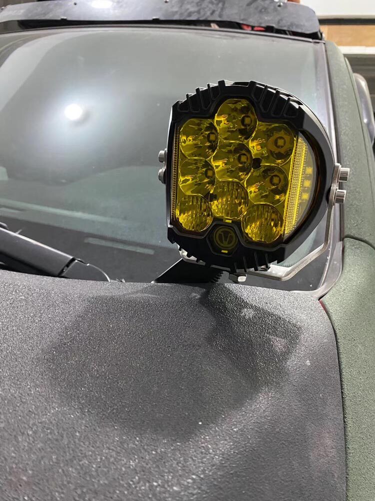 适用14-24年丰田坦途A柱射灯机盖两侧辅助照明灯前风挡玻璃LED灯