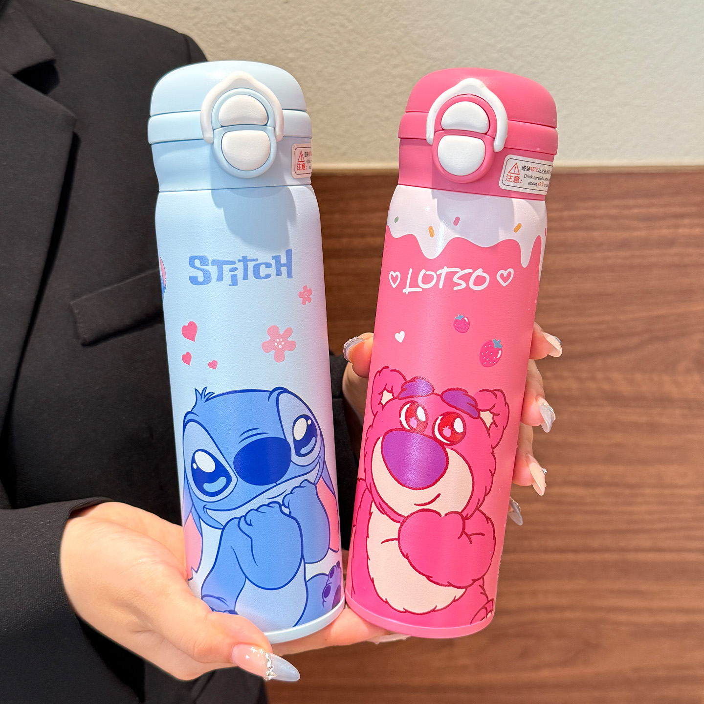 儿童保温杯上学专用双饮吸管杯子