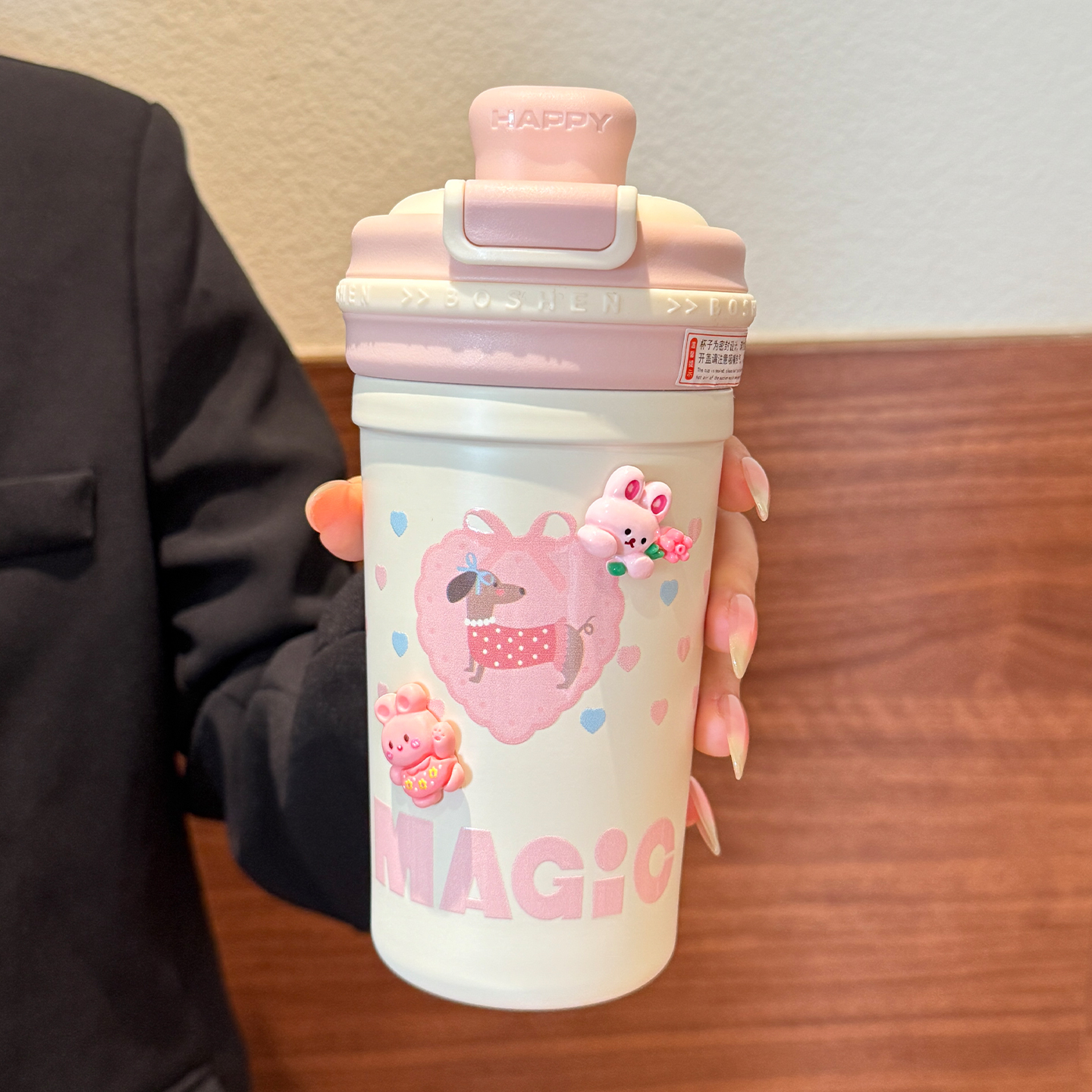 水杯保温杯女新款2025高颜值杯子