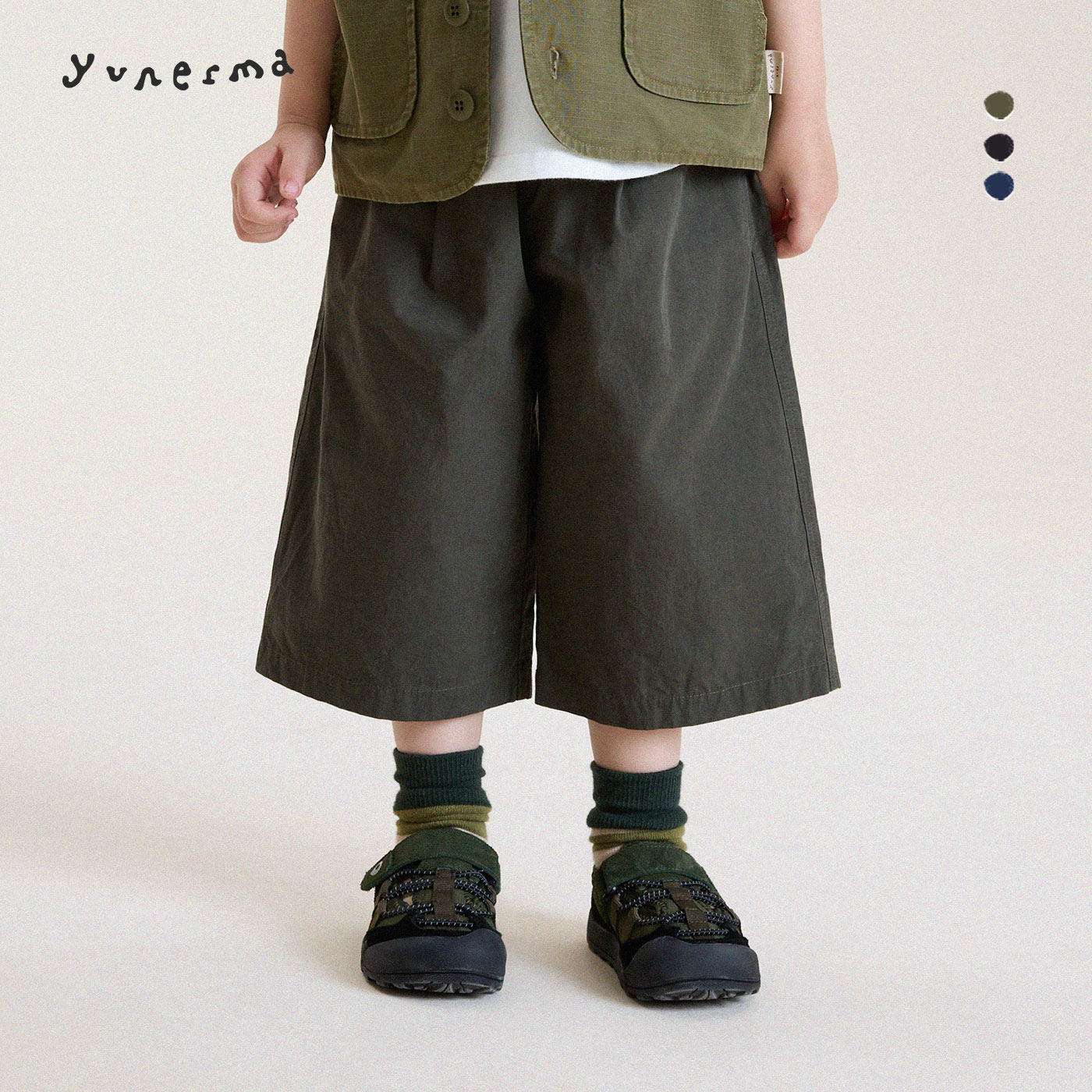 2026春夏新品允儿妈男童装宝宝幼儿园日系休闲裤小童百搭八分裤子