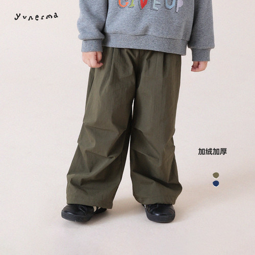 允儿妈户外山系加绒加厚软休闲裤