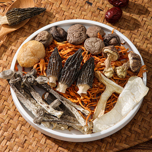 七珍菌菇汤包羊肚菌云南特产干货70克新鲜食材虫草花搭配食用菌