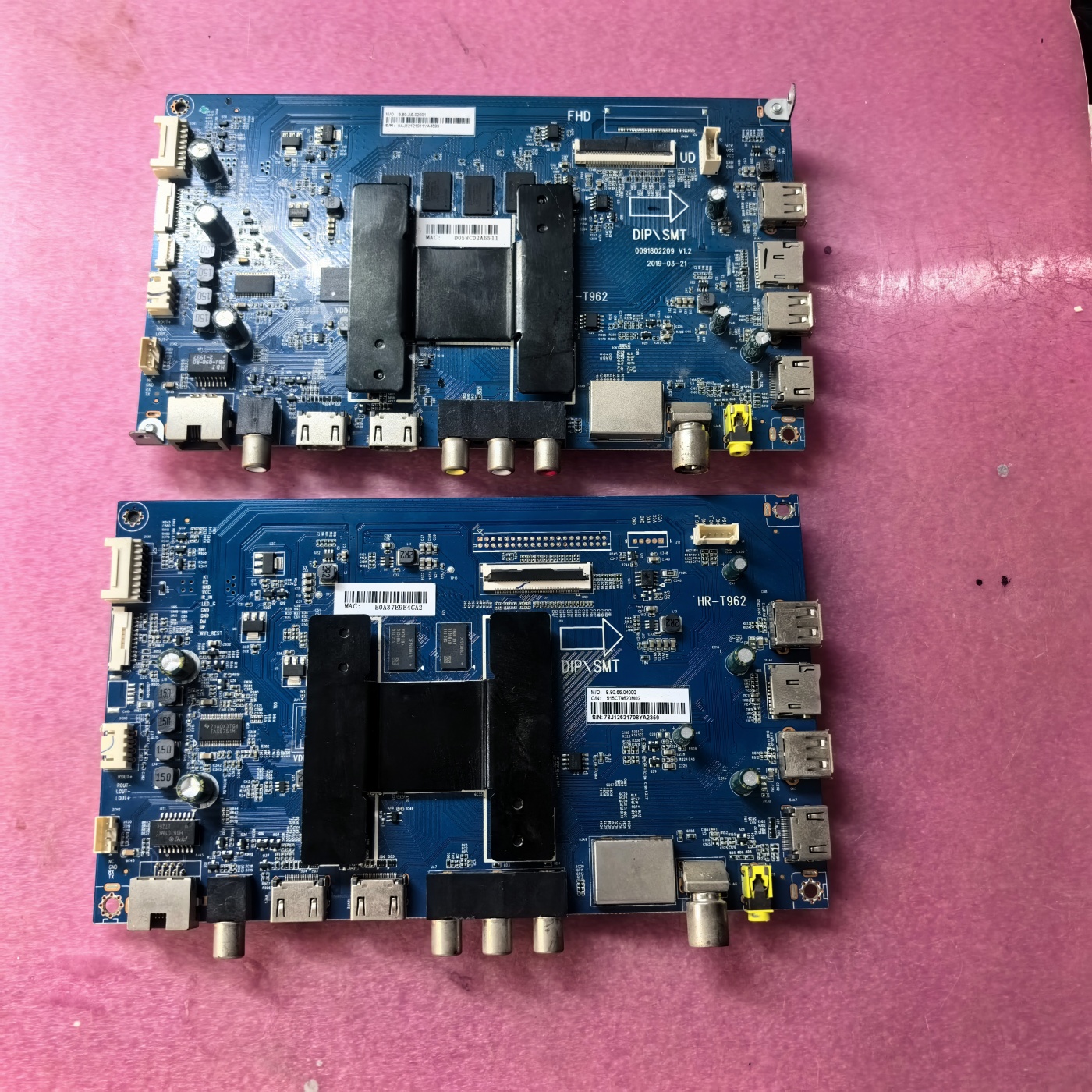 海尔LU50/55/58/65/C51 65F31主板HRT-962 0091802209 0091802191