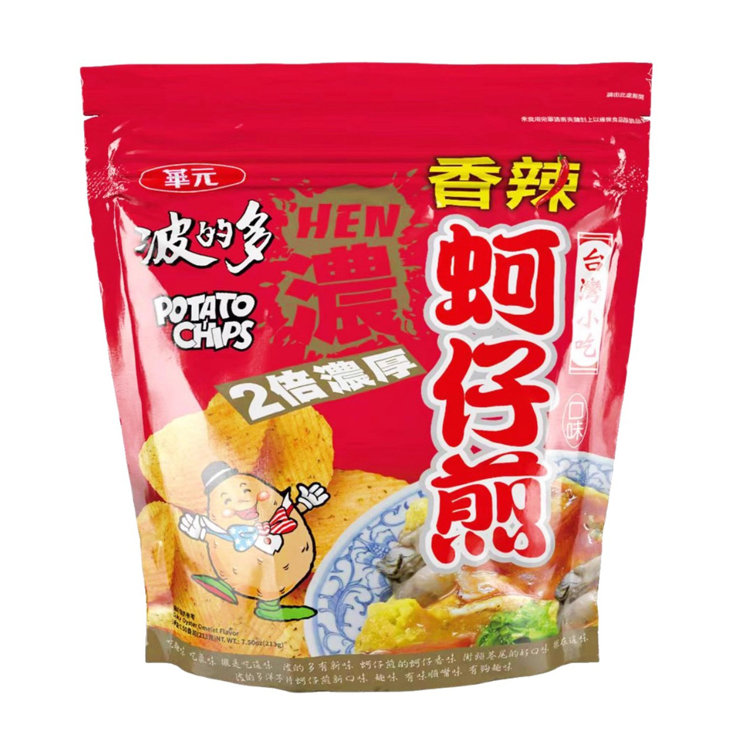 大包装台湾华元波的多蚵仔煎辣味