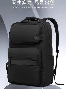 新秀丽双肩包电脑包男商务旅行通勤15.6英寸BY4*09001