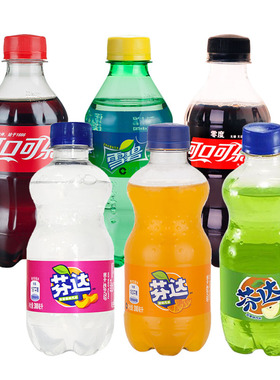可口可乐 碳酸饮料 汽水 300ml*12瓶6口可混装迷你瓶装芬/达雪/碧