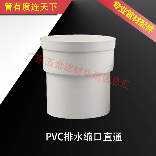 50/75/110PVC内外插直接大小延长接头排水管缩口雨水内插承插接头