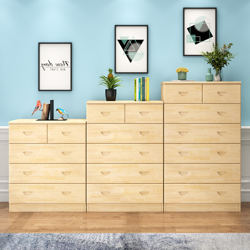 斗柜实木现代简约卧室整装抽屉式
