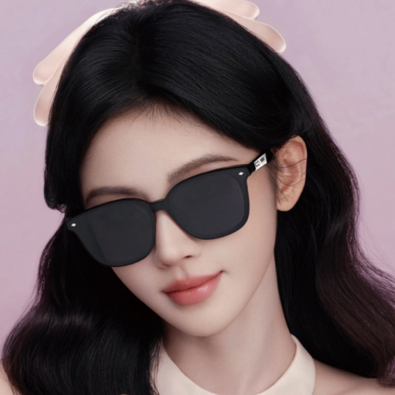 帕莎太阳镜2026鞠婧祎同款眼镜女 帕沙黑色时尚墨镜高级感PS3074