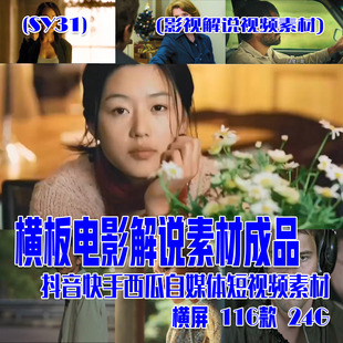116款 横屏 电影解说素材成品影视抖音快手素材 34G SY31