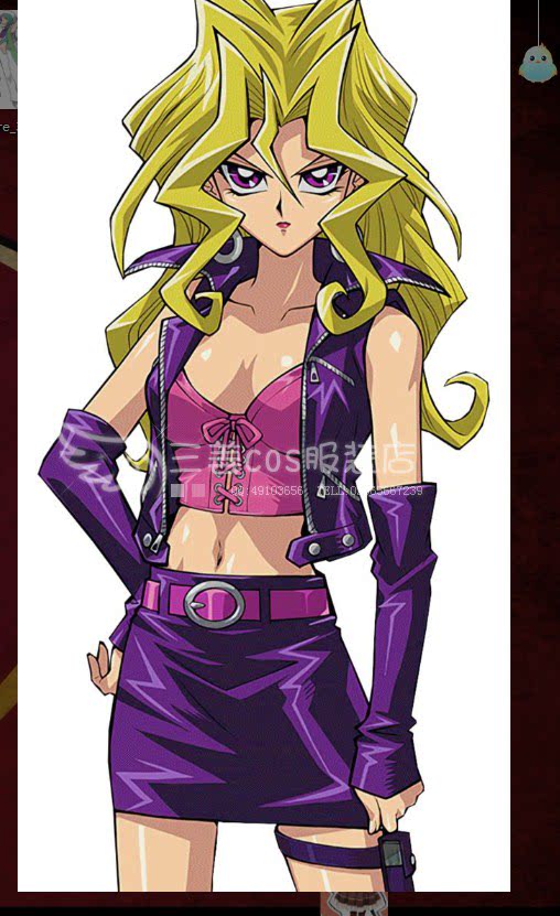 【量身定制】游戏王孔雀舞 三姜cosplay服装