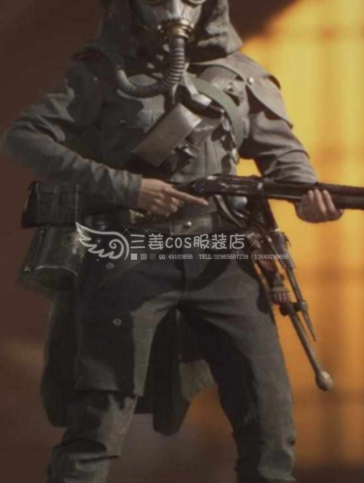三姜专业定制  战地五德国支援兵伊尔瑟 cosplay服装